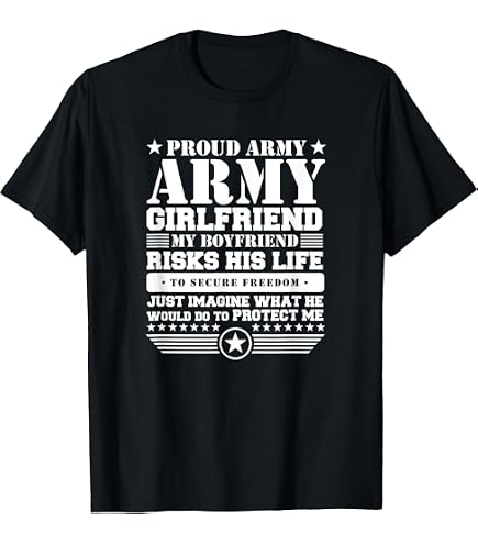Amazon.com: My Boyfriend is in Military Soldier Veteran Proud